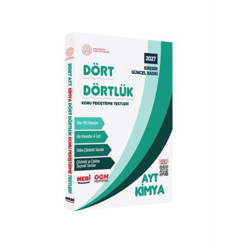2027 YKS-AYT MEBİ-OGM Dört Dörtlük Kimya Pekiştirme Testi A4 Renkli Soru Bankası BASKI ÜCRETİ