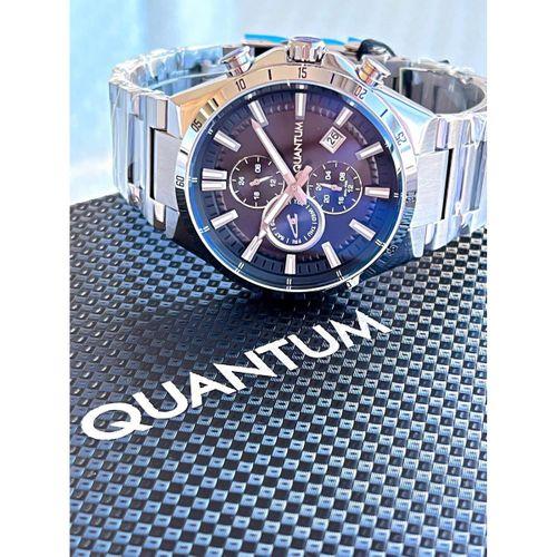 Quantum Çelik Kordon Fonksiyonları Aktif 100 Mt Suya Dayanıklı Erkek Kol Saati EPWG936.050