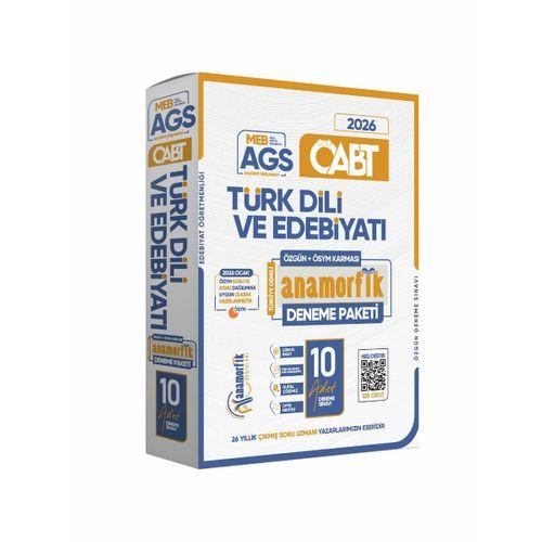 2026 MEB-AGS ÖABT Anamorfik Türk Dili Ve Edebiyatı Özgün10lu Deneme Dijital Çözümlü TG