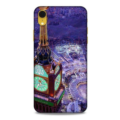 Apple iPhone XR Kılıf Dünya Mimarisi (12) Koruyucu Silikon Mekke Kabe