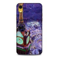 Apple iPhone XR Kılıf Dünya Mimarisi (12) Koruyucu Silikon Mekke Kabe