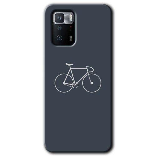 Poco x3 GT Kılıf Baskılı Arka Kapak - Bike +Tam Ekran Koruyucu