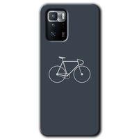 Poco x3 GT Kılıf Baskılı Arka Kapak - Bike +Tam Ekran Koruyucu