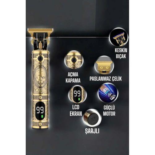 Tıraş Makinesi Çizik Tıraş Paslanmaz Çelik Uzun Ömürlü Şarjlı