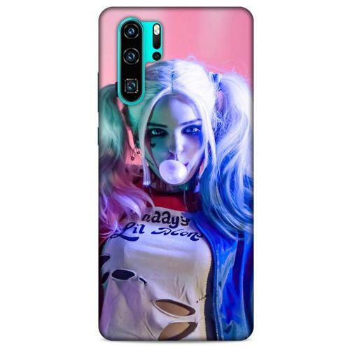Huawei P30 Pro Uyumlu Kılıf Harley Quinn (10) Full Koruma Kılıfı Pembe