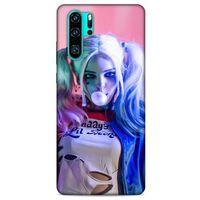 Huawei P30 Pro Uyumlu Kılıf Harley Quinn (10) Full Koruma Kılıfı Pembe
