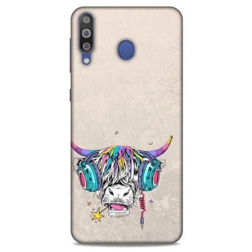 Animax DJ İnek Samsung Galaxy M30 Kılıf Desenli Silikon