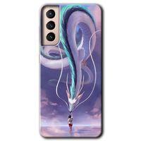 Galaxy S21 Plus Kılıf HD Desen Baskılı Arka Kapak - Dragon Snake + Kırılmaz Cam