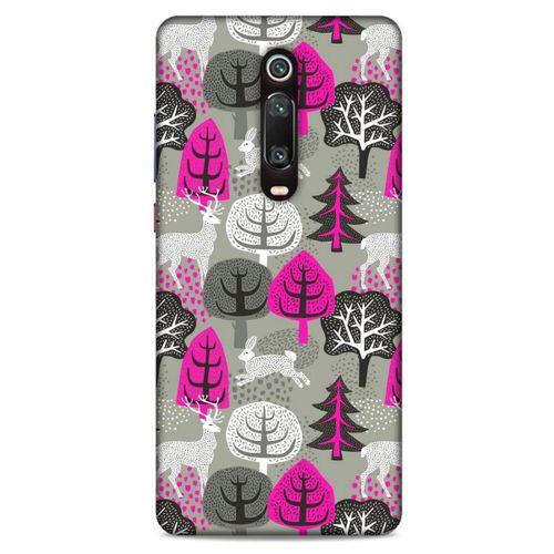 Xiaomi Redmi K20 Pro Kılıf Snowix (31) TPU Kılıf Fuşya Gri