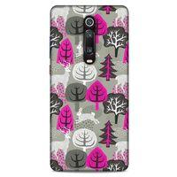Xiaomi Redmi K20 Pro Kılıf Snowix (31) TPU Kılıf Fuşya Gri