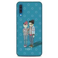 Samsung Galaxy A50 Kılıf FunnyMaX (16) Kalın Kılıf Mavi
