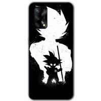 Oppo A54 Kılıf HD Desen Baskılı Arka Kapak - Anime + Kırılmaz Cam