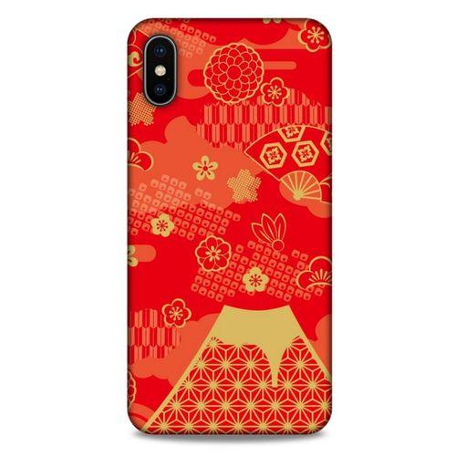 Apple iPhone XS Max Kılıf Japonya (3) Kapak Fuji Dağı