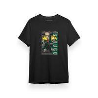 My Hero Academia Anime Kacchan Katsuki Bakugo Art Siyah Kısa kol Erkek Tshirt