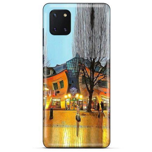 Huawei Y5P Kılıf Dünya Mimarisi (33) Hybrid Kılıf Krzywy Domek Polonya