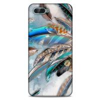 Oppo Rx17 Neo Kılıf Desenli Özel Seri Tüyler (30) Silicone Case
