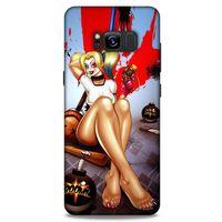 Samsung Galaxy S8 Uyumlu Kılıf Harley Quinn (37) Silicone Cover Lavanta gül