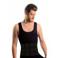 Siyah Erkek  Dikişsiz Vücut Toparlayıcı Korse - 740