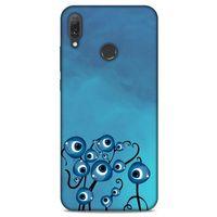 Nazarium (12) Desenli Silikon Kapak Huawei Y9 2019 Kılıf