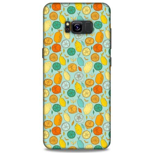 Frutix Turunç 02 Samsung Galaxy S8 Plus Kılıf Desenli Silikon