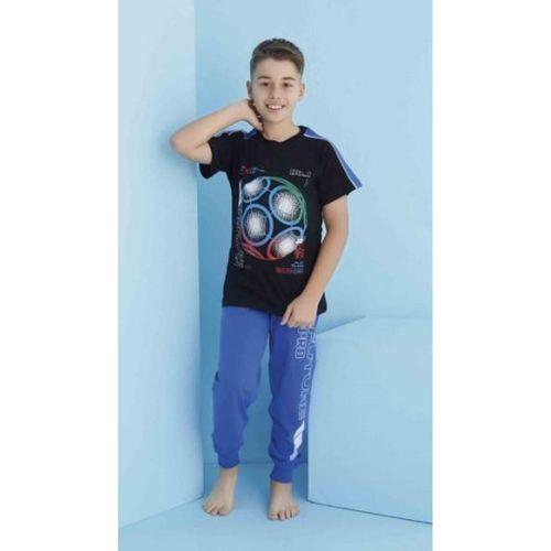 Erkek Çocuk Future Top Kısa Kollu Garson  Pijama Takımı 360404