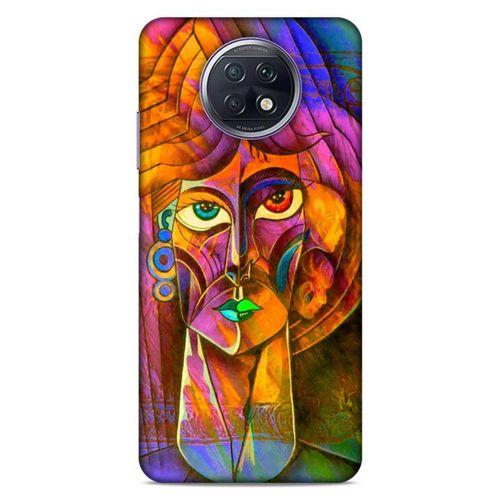 Lopard Xiaomi Redmi Note 9T Uyumlu Kılıf Sürreal Yüzler ♀ (50) Shockproof Kılıf Desenli