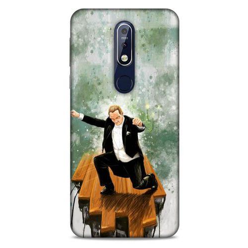 Nokia 7.1 Kılıf Atatürk (42) Rugged Armor Kılıf Yeşil Tasarım