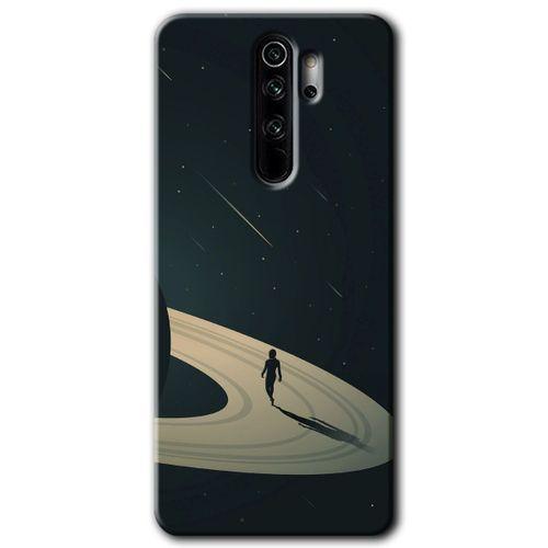 Xiaomi Redmi Note 8 Pro HD Baskılı Kılıf + 9D Tam Ekran Koruyucu - Space Planet