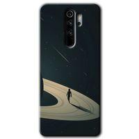 Xiaomi Redmi Note 8 Pro HD Baskılı Kılıf + 9D Tam Ekran Koruyucu - Space Planet