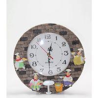 Aşçı Tasarımlı Polyester Duvar Saati Model 2