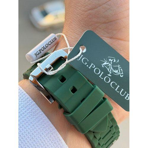 JG.Polo Club Silikon Kordon 2 Yıl Garantili 5 Atm Suya Dayanıklı Erkek Kol Saati+Bileklik 04371.2