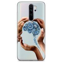 Xiaomi Redmi Note 8 Pro Kılıf Beyin Makinesi Arka Kapak Koruma Desenli Full Koruyucu