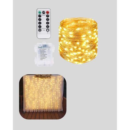 8 Fonksiyonlu Uzaktan Kumandalı Günışığı Perde Peri Led Dekoratif Işık