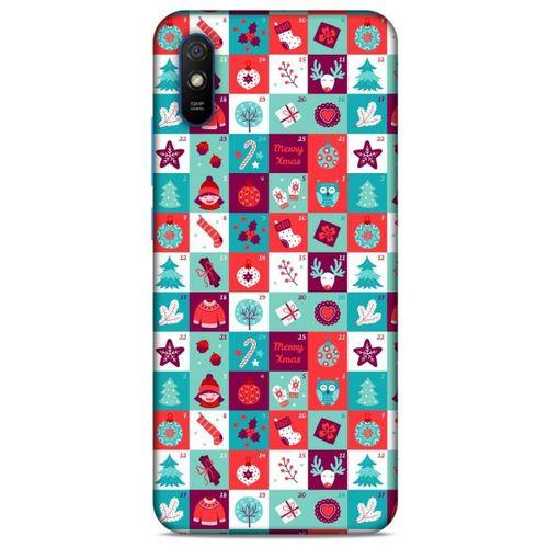 Yılbaşı Süsleri 08 Xiaomi Redmi 9A Kılıf Silikon Kapak
