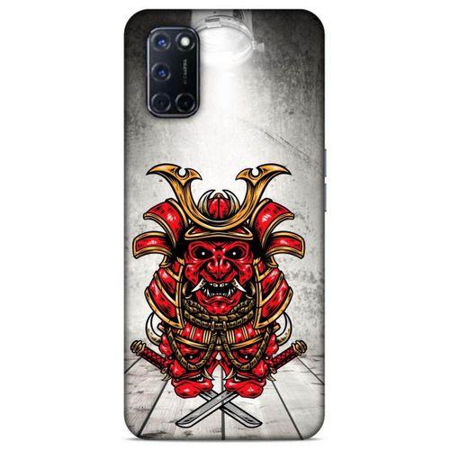 Lopard Oppo A72 Uyumlu Kılıf Tattoo's (39) Liquid Crystal Kılıf Şeytan Dövmesi