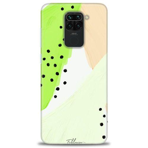 Xiaomi Redmi Note 9 Kılıf HD Baskılı Kılıf - Fıstık Yeşili + Tam Ekran Koruyucu