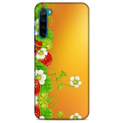 Lopard Xiaomi Redmi Note 8T Uyumlu Kılıf Bahar (21) Koruyucu Kapak Çilek Ağacı
