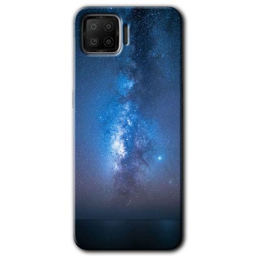 Oppo A73 Kılıf Baskılı Kapak - Samanyolu +Tam Kaplayan Mat Seramik