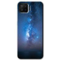 Oppo A73 Kılıf Baskılı Kapak - Samanyolu +Tam Kaplayan Mat Seramik