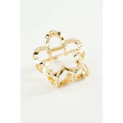 Çiçek Burgulu Metal Mandal Toka 6 cm