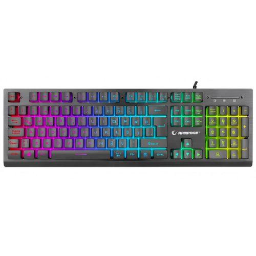 RAMPAGE MIRACLE K2 SIYAH USB RGB Q KLAVYE