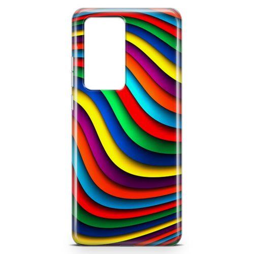 Huawei P40 Pro Kılıf Futurustik Arka Kapak Koruma Desenli Full Koruyucu