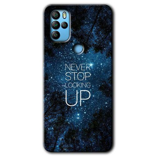 Omix X500 Kılıf HD Desen Baskılı Arka Kapak+Temperli Cam - Stars Wallpaper