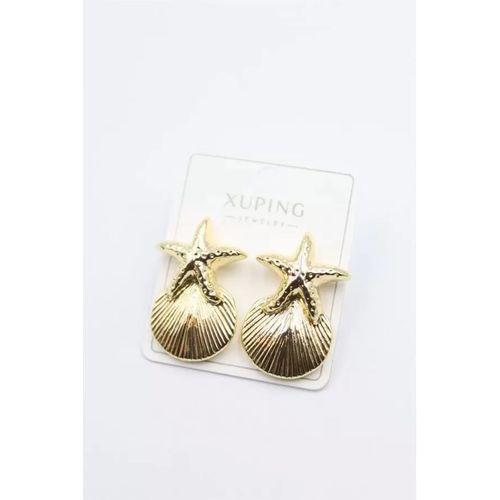 Deniz Kabuğu Küpe - Altın