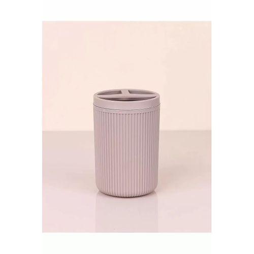 Çizgili Yuvarlak Diş Fırçalık