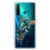 Realme 5 Pro Kılıf Dj Kulaklığı Arka Kapak Koruma Desenli Full Koruyucu
