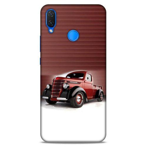 Lopard Huawei Psmart 2019 Uyumlu Kılıf PickUpX (47) Crystal Flex Kılıf Metalik Kırmızı