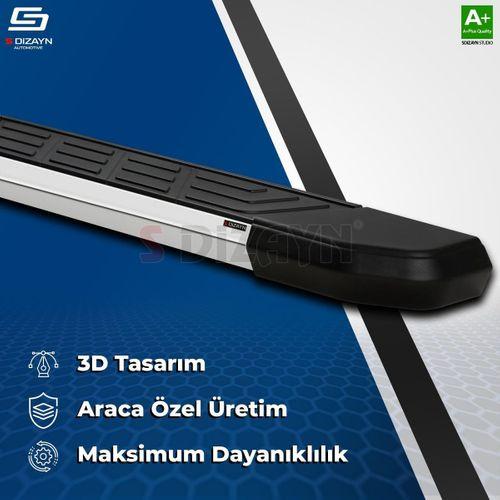 S-Dizayn Mercedes Viano W639 Kısa Şase NewLine Krom Yan Basamak 233 Cm 2004-2014 A+ Kalite