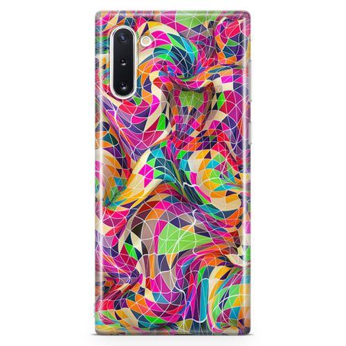 Samsung Galaxy Note 10 Kılıf Renkli Prizmalar 3d Arka Kapak Koruma Desenli Full Koruyucu