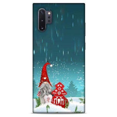 Samsung Galaxy Note 10 Plus Kılıf Snowix (34) Slim Armor Kılıf Gri Kırmızı